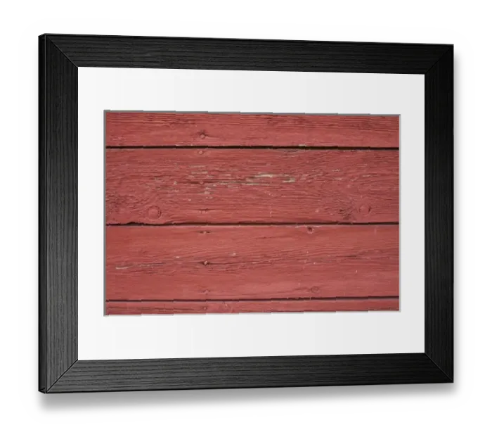 Framed Print : USA, Washington State. Red barn wood at Olmstead Place State Park