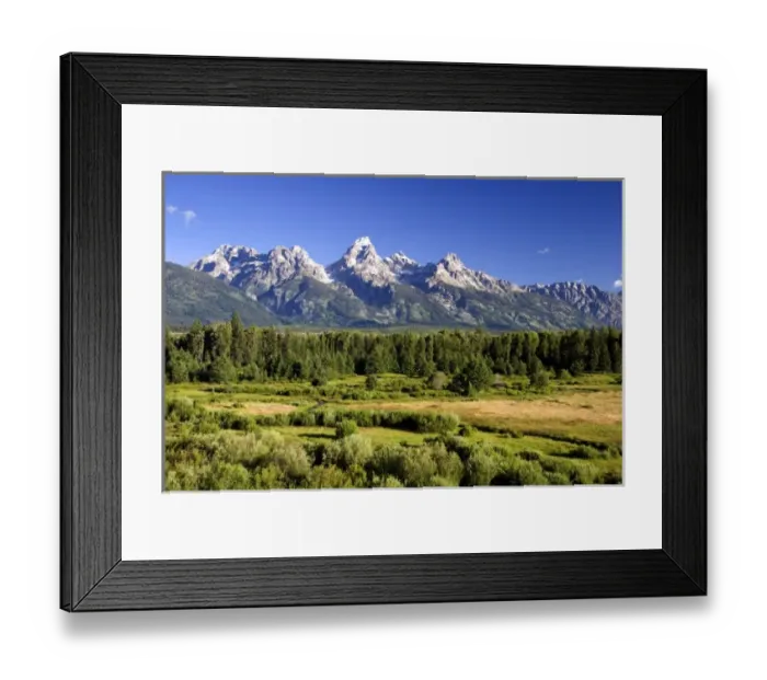 Framed Print : Teton Mountains, Wyoming Framed Print : Teton Mountains, Wyoming