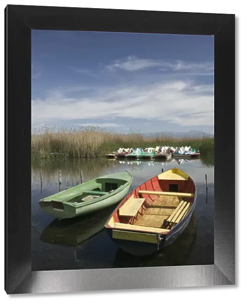 MACEDONIA, Struga. Rental Boats on Lake Ohrid