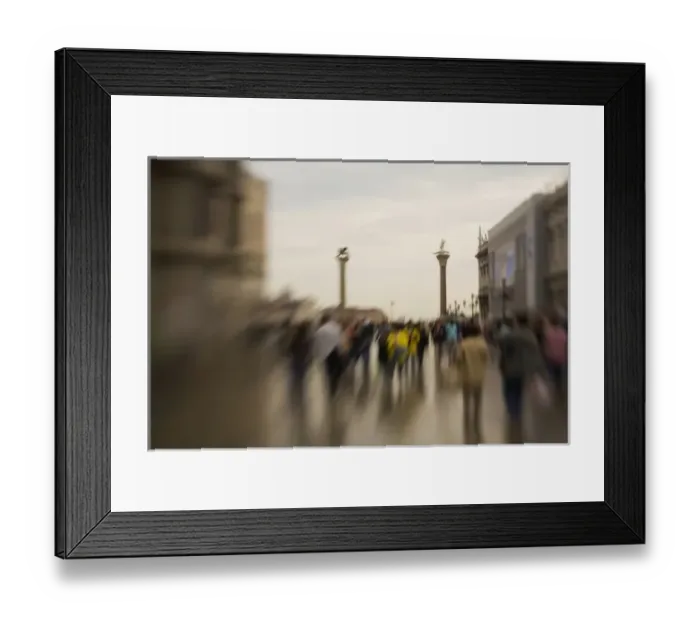 Framed Print : Italy, Venice, Selective Focus of The Gateway to the Venice Lagoon. Statues of the Winged Lion