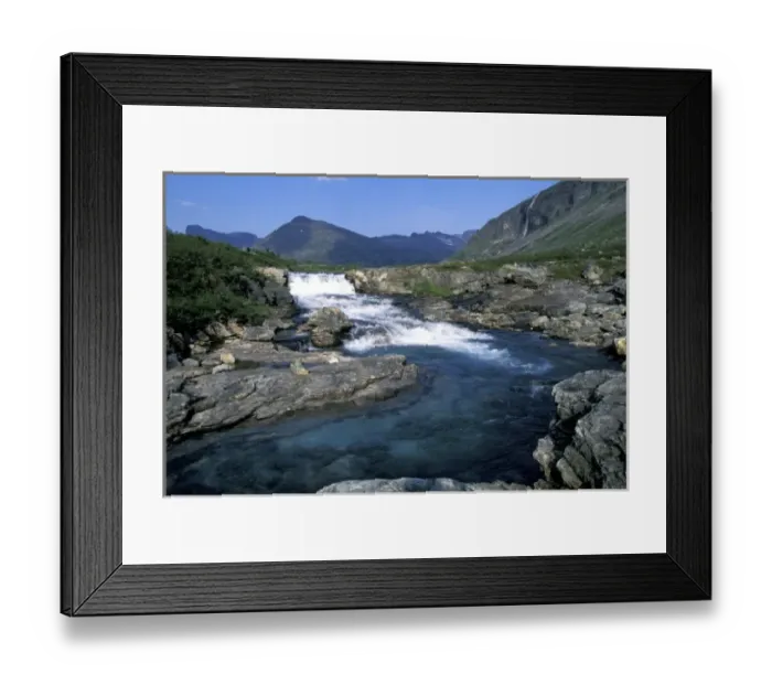 Framed Print : Europe, Norway, Andalsnes. River in mountains along the Trollstigen (Trolls Path) Framed Print : Europe, Norway, Andalsnes. River in mountains along the Trollstigen (Trolls Path)