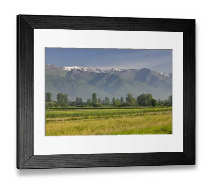 Framed Print : MACEDONIA, Tetovo. Sar Planina Mountains  /  Morning