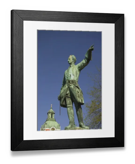 Framed Print : Sweden. Stockholm. Norrmalm. Statue of Charles XIII in the Kungstradgarden Framed Print : Sweden. Stockholm. Norrmalm. Statue of Charles XIII in the Kungstradgarden