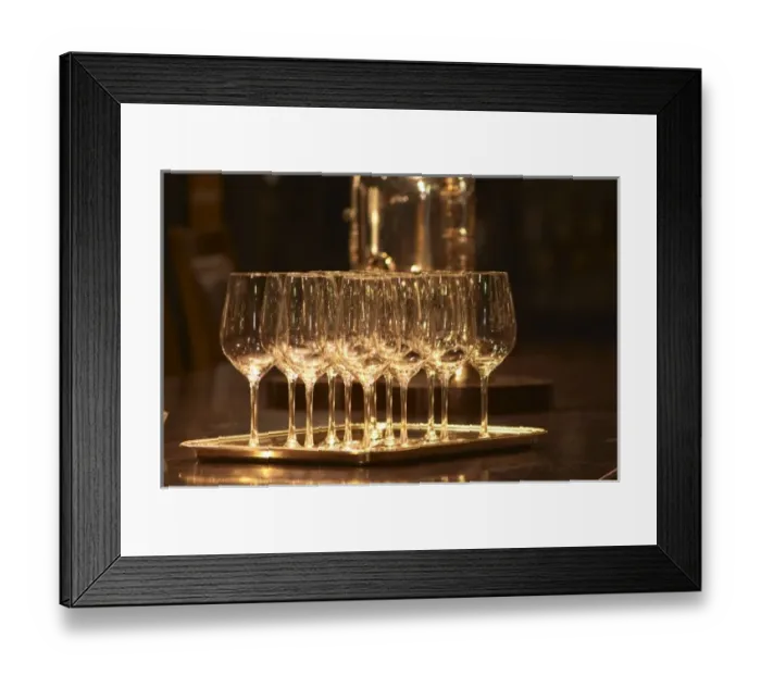 Framed Print : Wine tasting glasses standing on a silver tray in a tasting room Ulriksdal Wardshus Restaurant Framed Print : Wine tasting glasses standing on a silver tray in a tasting room Ulriksdal Wardshus Restaurant