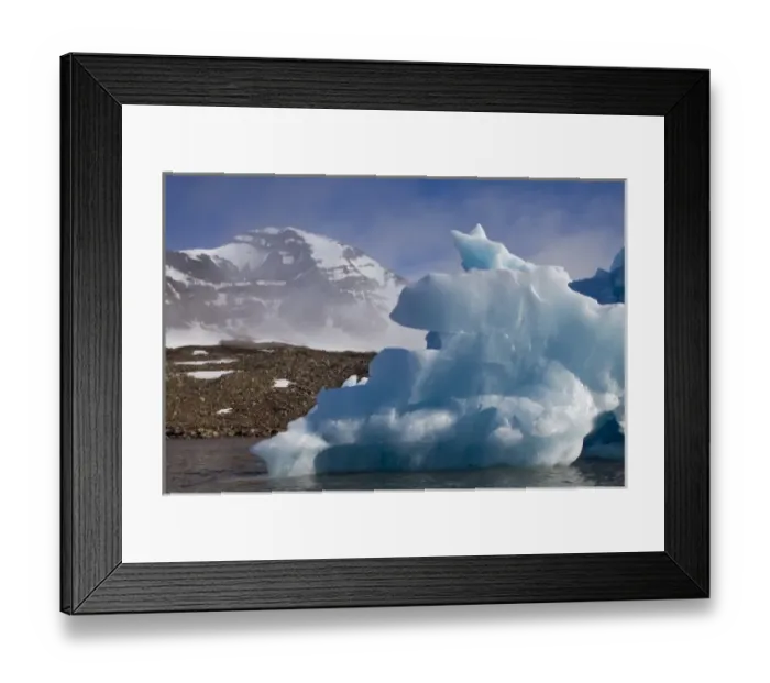 Framed Print : Norway, Svalbard, Spitsbergen Island, Melting iceberg floating in Burgerbukta Bay Framed Print : Norway, Svalbard, Spitsbergen Island, Melting iceberg floating in Burgerbukta Bay
