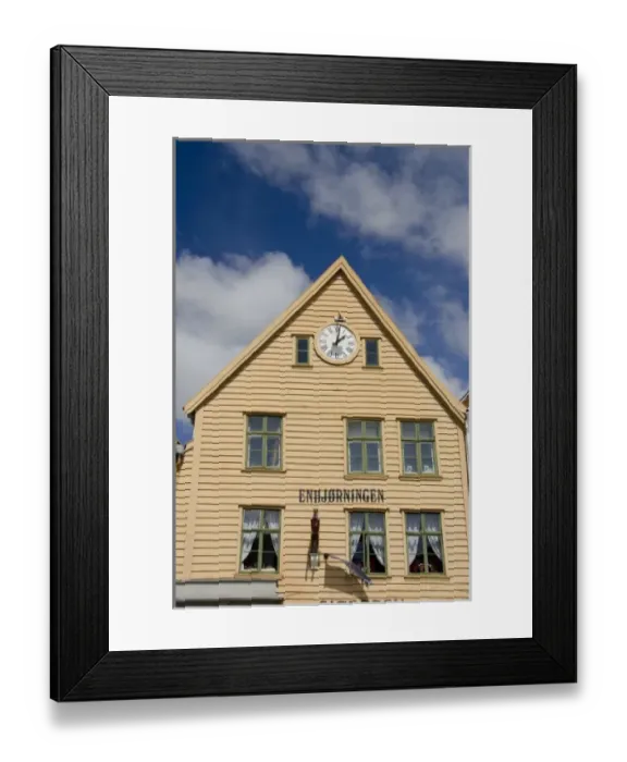 Framed Print : Norway, Bergen. Downtown old Hanseatic historic area of Bryggen, UNESCO World Heritage City Framed Print : Norway, Bergen. Downtown old Hanseatic historic area of Bryggen, UNESCO World Heritage City