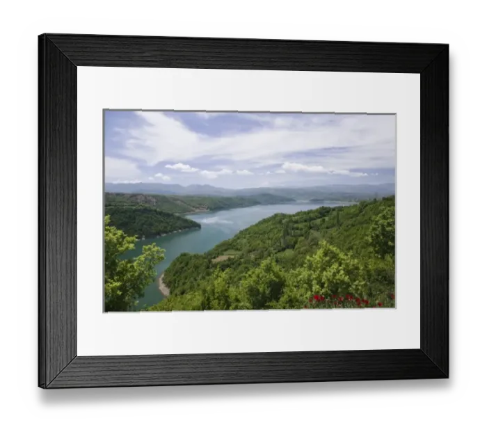 Framed Print : MACEDONIA, Debar. Lake Debar Landscape Framed Print : MACEDONIA, Debar. Lake Debar Landscape