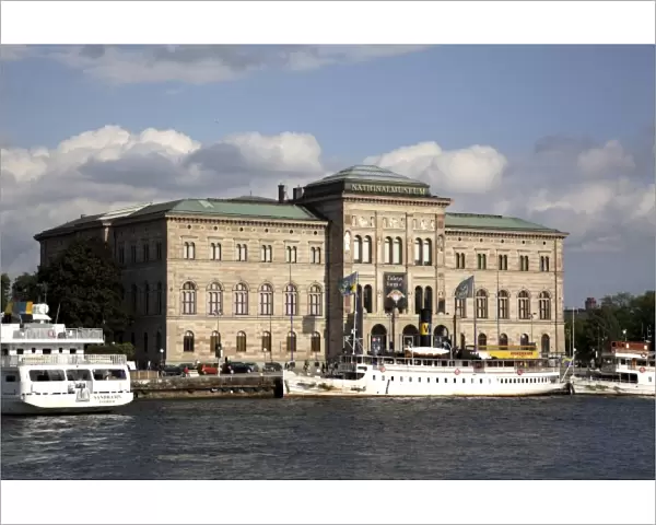 Sweden. Stocholm. National Museum in Norrmalm waterfront