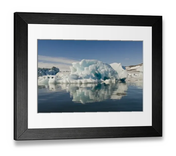 Framed Print : Sculpted Iceberg, Hornsund Fiord, on the western side of the southernmost tip of Framed Print : Sculpted Iceberg, Hornsund Fiord, on the western side of the southernmost tip of