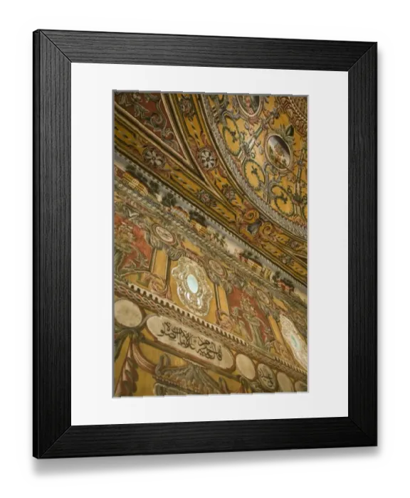 Framed Print : MACEDONIA, Tetovo. Painted Mosque (Sarena Djamija) built in 1459 with the bequest of two women