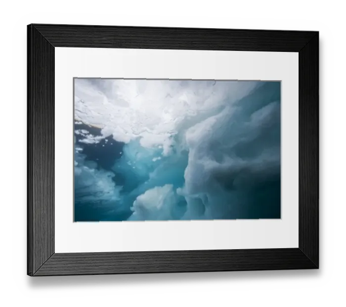 Framed Print : Norway, Svalbard, Nordaustlandet, Underwater view of sea ice along Hinlopen Strait Framed Print : Norway, Svalbard, Nordaustlandet, Underwater view of sea ice along Hinlopen Strait