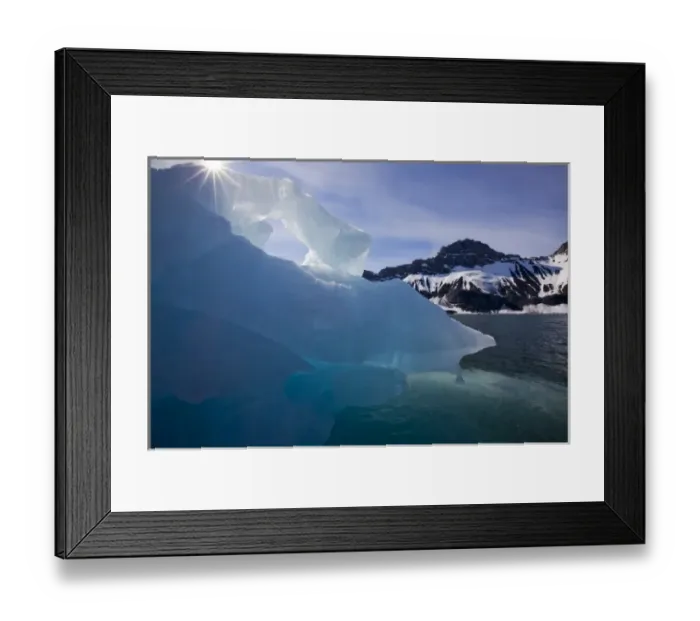 Framed Print : Norway, Svalbard, Spitsbergen Island, Melting iceberg near face of Paierlbreen Glacier Framed Print : Norway, Svalbard, Spitsbergen Island, Melting iceberg near face of Paierlbreen Glacier