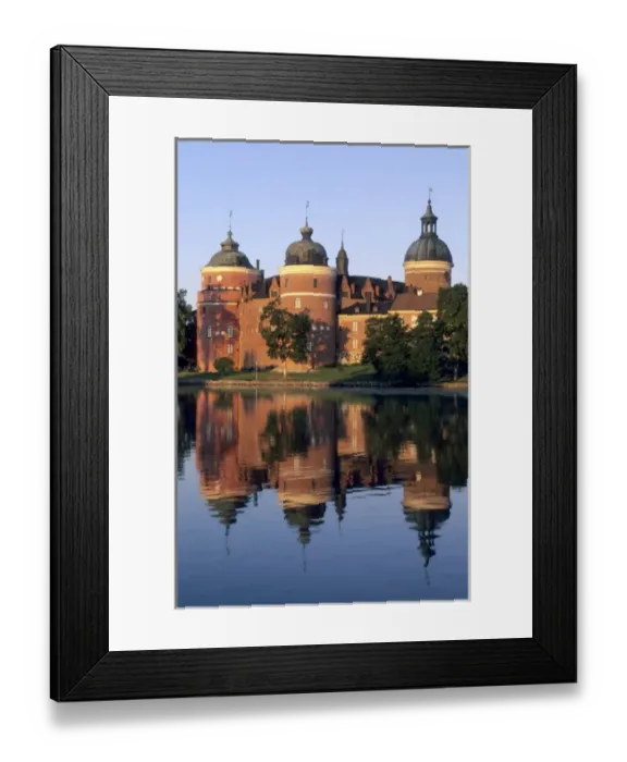 Framed Print : On shores of Lake Malaran, Gripsholm Castle, Mariefred, Sweden Framed Print : On shores of Lake Malaran, Gripsholm Castle, Mariefred, Sweden