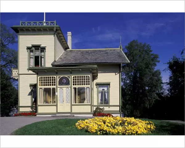 Europe, Norway, Bergen. Edvard Griegs summer villa Troldhaugen