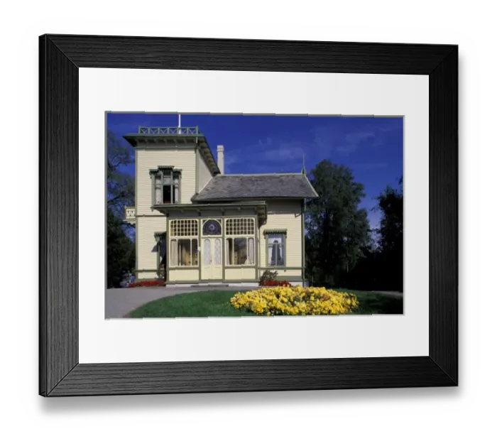 Framed Print : Europe, Norway, Bergen. Edvard Griegs summer villa Troldhaugen Framed Print : Europe, Norway, Bergen. Edvard Griegs summer villa Troldhaugen