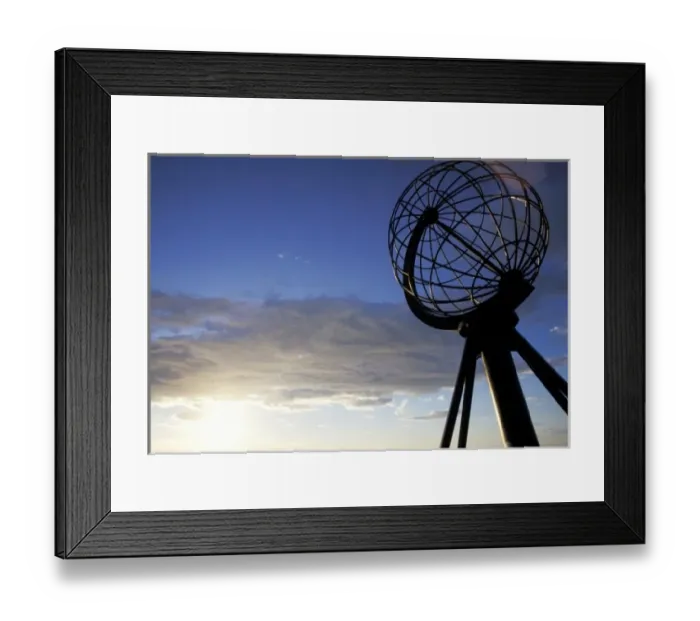 Framed Print : Norway. Arctic Circle marker Framed Print : Norway. Arctic Circle marker