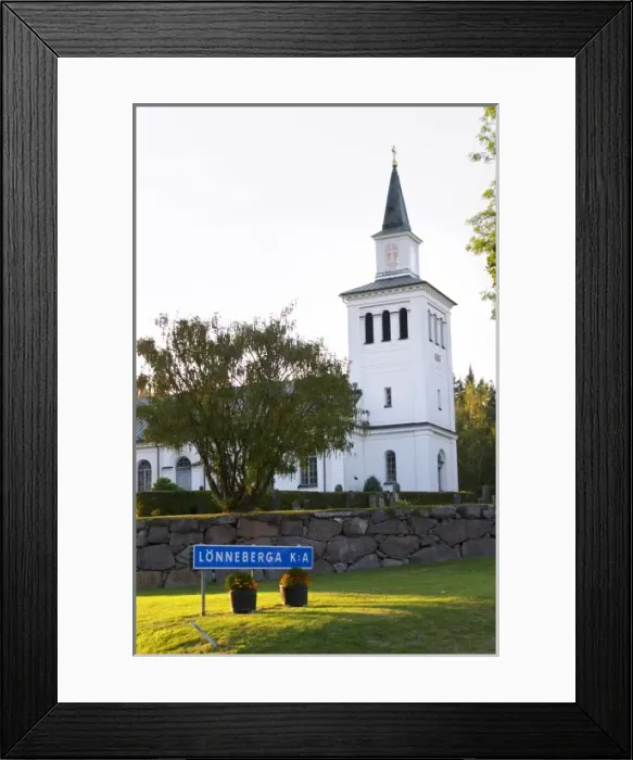 Framed Print : Lonneberga, a small, rural, Swedish village made famous by Astrid LindgrenAis story