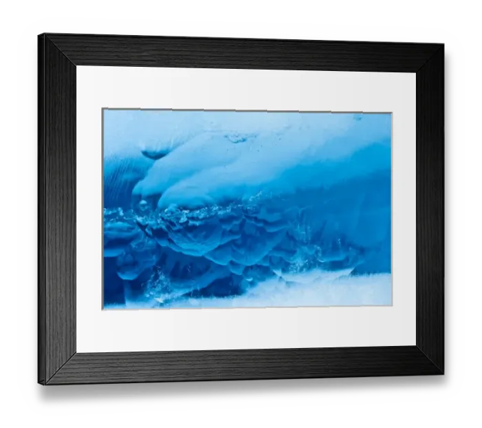 Framed Print : Norway, Svalbard, Spitsbergen Island, Deep blue iceberg near Nordenskjold Island Framed Print : Norway, Svalbard, Spitsbergen Island, Deep blue iceberg near Nordenskjold Island