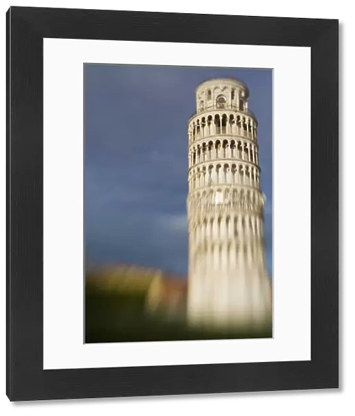 Italy, Pisa, Selective Focus of the Leaning Tower of Pisa
