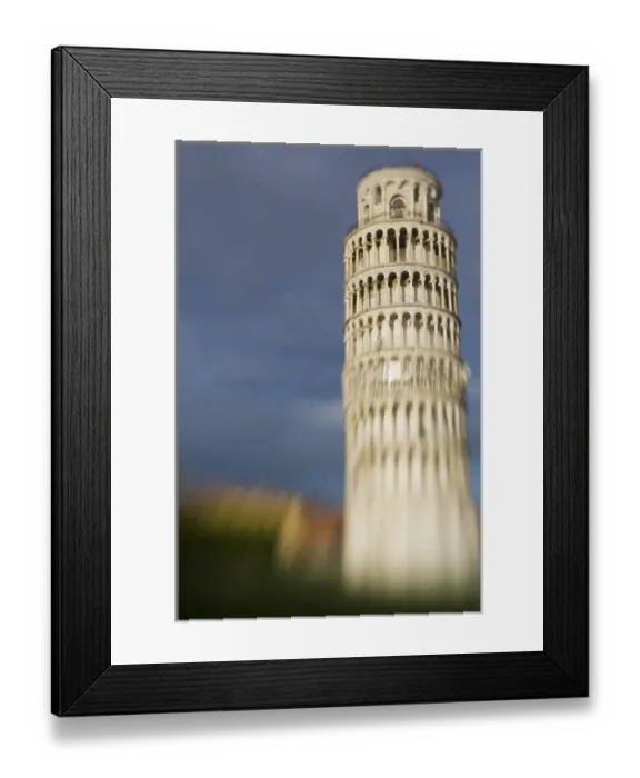 Framed Print : Italy, Pisa, Selective Focus of the Leaning Tower of Pisa