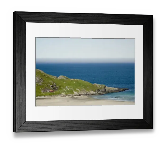 Framed Print : Europe, Norway, Lofoten. Bunes beach and the Atlantic ocean Framed Print : Europe, Norway, Lofoten. Bunes beach and the Atlantic ocean