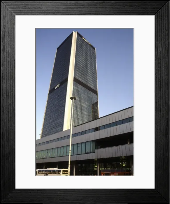 Framed Print : New Eastern Europe Warsaw Poland Marriott Hotel skyscraper