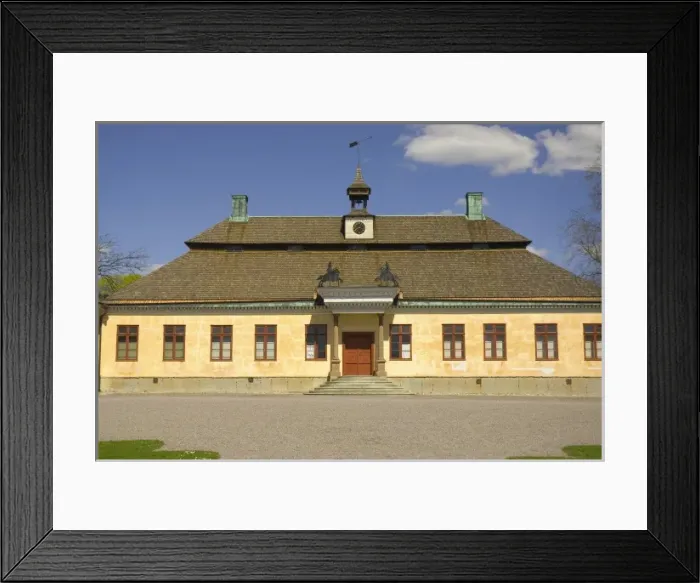Framed Print : Sweden. Stockholm. Djurgarden. Skansen. 18th century Manor House