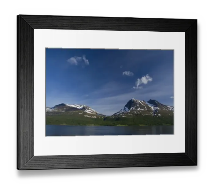 Framed Print : Norway, Tromso. Gateway to the Arctic located above the Arctic Circle. Sailing into Framed Print : Norway, Tromso. Gateway to the Arctic located above the Arctic Circle. Sailing into