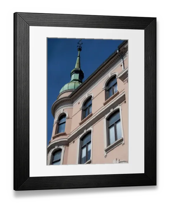 Framed Print : Norway, Trondheim. Norways second oldest city, founded in 997 A. D. Typical architecture Framed Print : Norway, Trondheim. Norways second oldest city, founded in 997 A. D. Typical architecture