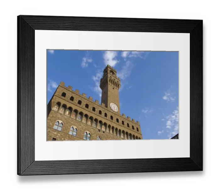Framed Print : Italy, Tuscany, Florence. Palazzo Vecchio in the Piazza della Signoria Framed Print : Italy, Tuscany, Florence. Palazzo Vecchio in the Piazza della Signoria