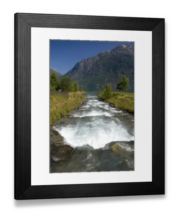 Framed Print : Norway, Geirangerfjord District. Jostedalsbreen National Park Framed Print : Norway, Geirangerfjord District. Jostedalsbreen National Park