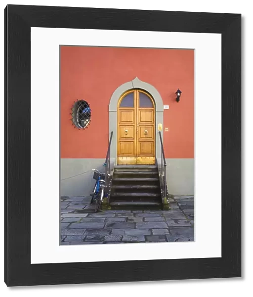 Europe, Italy, Pisa, Entry Door with Bright Colors