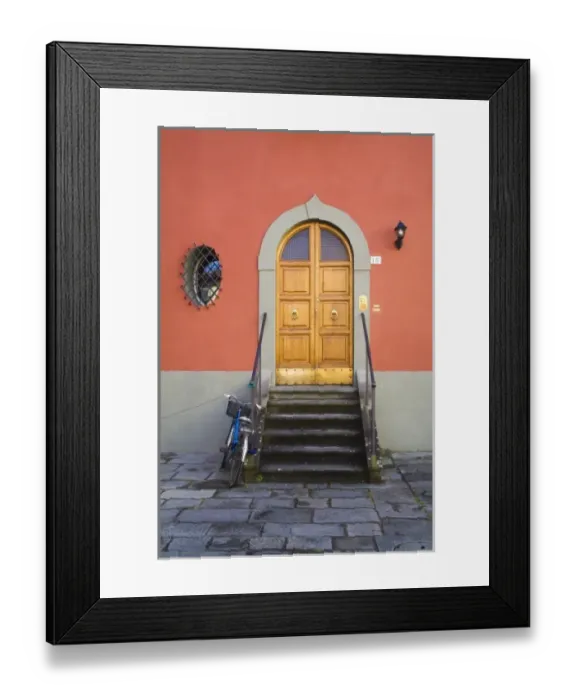 Framed Print : Europe, Italy, Pisa, Entry Door with Bright Colors Framed Print : Europe, Italy, Pisa, Entry Door with Bright Colors