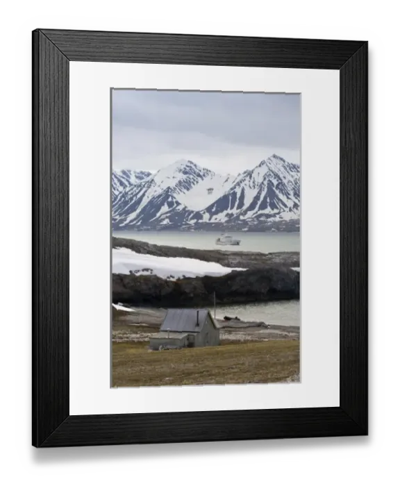 Framed Print : Norway. Blomstandhalvoya or Ny London historic site Svalbard Archipelago, Norway Framed Print : Norway. Blomstandhalvoya or Ny London historic site Svalbard Archipelago, Norway