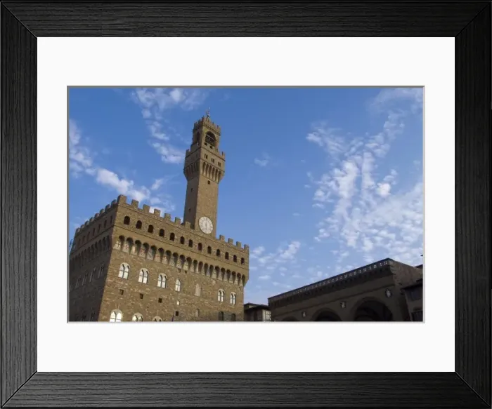 Framed Print : Italy, Tuscany, Florence. Palazzo Vecchio in the Piazza della Signoria Framed Print : Italy, Tuscany, Florence. Palazzo Vecchio in the Piazza della Signoria