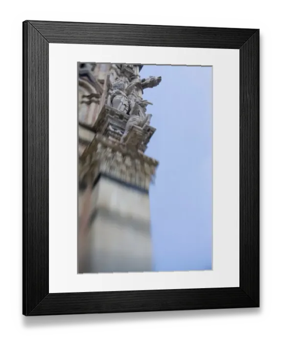 Framed Print : Italy, Siena, Selective Focus, Selective focus of Corners of The Siena Duomo