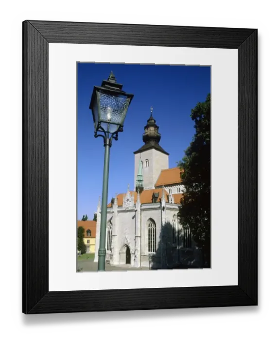Framed Print : Sweden, Visby, Gotland Island, Domkyrken, medival city and World Heritage Site Framed Print : Sweden, Visby, Gotland Island, Domkyrken, medival city and World Heritage Site