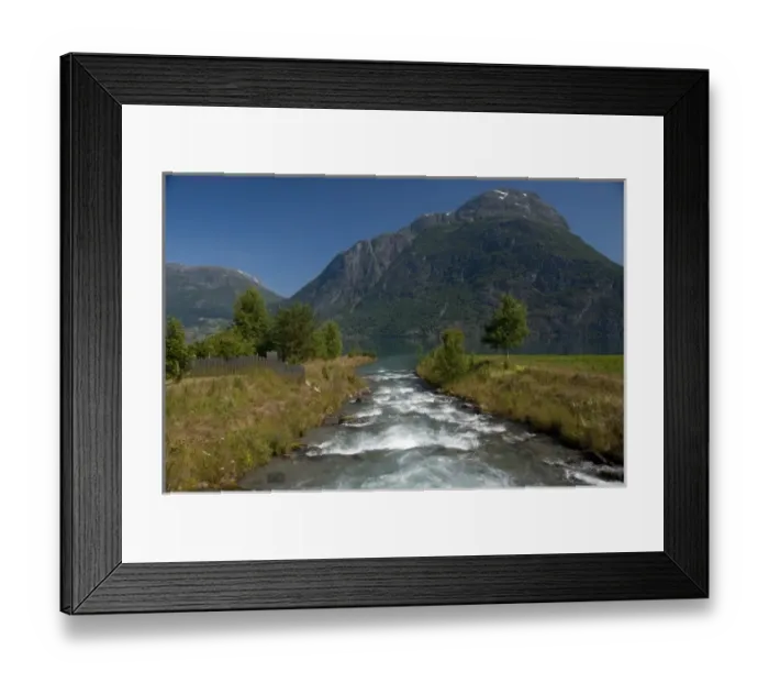 Framed Print : Norway, Geirangerfjord District. Jostedalsbreen National Park Framed Print : Norway, Geirangerfjord District. Jostedalsbreen National Park