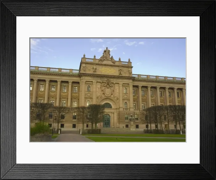 Framed Print : Sweden, Stockholm, Gamla Stan. The Riksdaghuset (Parliament) building Framed Print : Sweden, Stockholm, Gamla Stan. The Riksdaghuset (Parliament) building