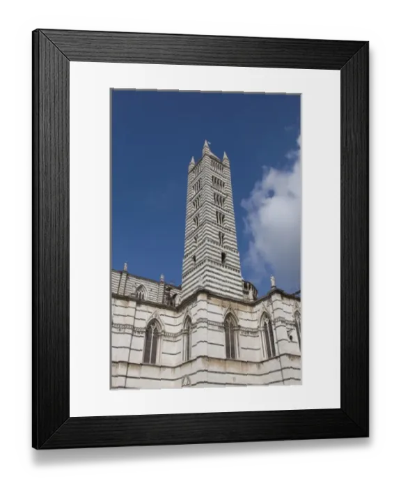 Framed Print : Italy, Tuscany, Siena. The Duomo