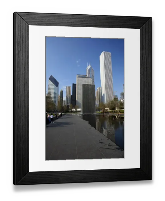 Framed Print : USA, Illinois, Chicago. Millenium Park Framed Print : USA, Illinois, Chicago. Millenium Park