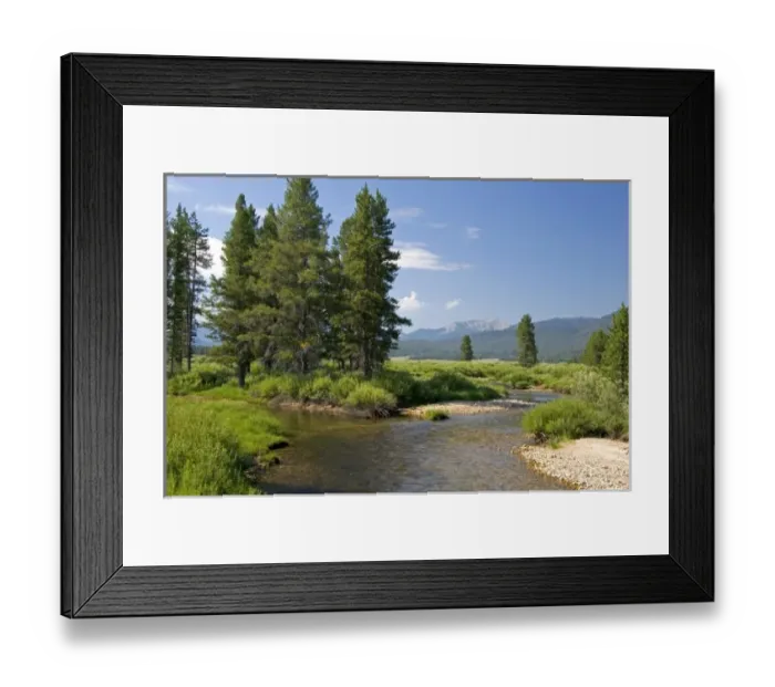 Framed Print : Headwaters of the Salmon River in the Sawtooth National Recreation Area of Idaho Framed Print : Headwaters of the Salmon River in the Sawtooth National Recreation Area of Idaho