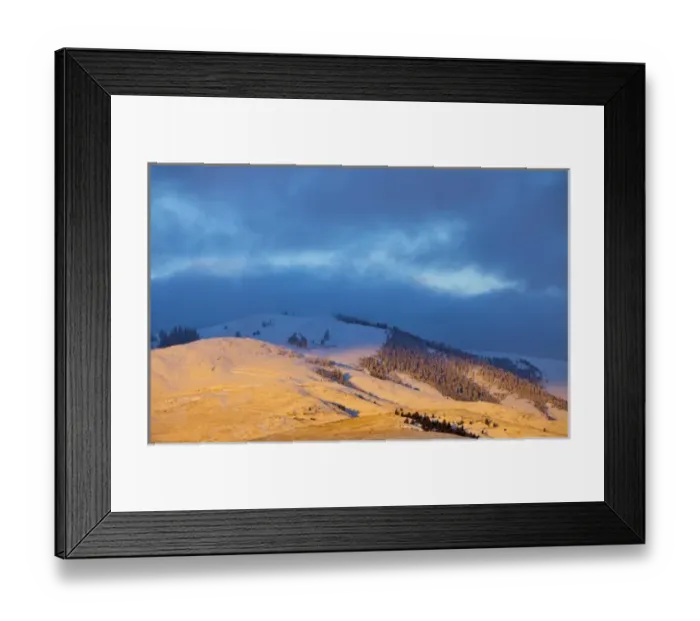 Framed Print : Suinrise light strikes the Moiese Hills at the National Bison Range in the Mission Framed Print : Suinrise light strikes the Moiese Hills at the National Bison Range in the Mission
