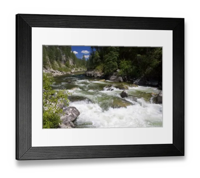 Framed Print : The East Fork of the South Fork of the Salmon River near Yellow Pine, Idaho Framed Print : The East Fork of the South Fork of the Salmon River near Yellow Pine, Idaho
