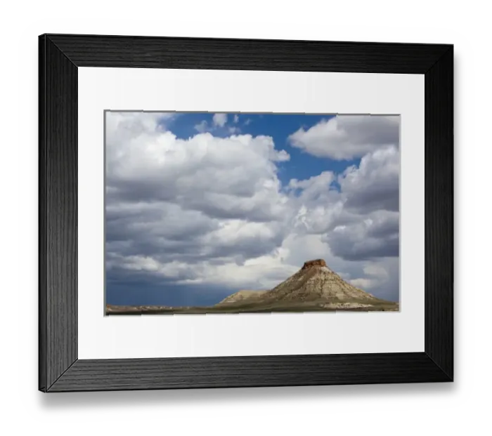 Framed Print : USA, Montana, Terry, Gathering storm clouds over hoodoo in badlands of eastern Montana Framed Print : USA, Montana, Terry, Gathering storm clouds over hoodoo in badlands of eastern Montana