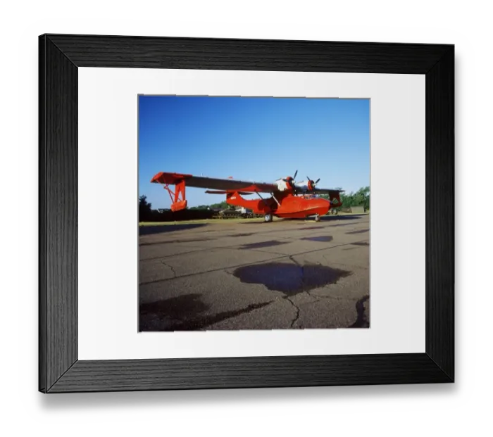 Framed Print : Consolidated Aircraft PBY Catalina of MN Wing CAF at Fleming Field, St. Paul, Minnesota