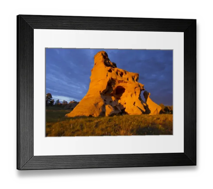 Framed Print : Medicine Rocks State Park near Ekalaka, Montana, USA