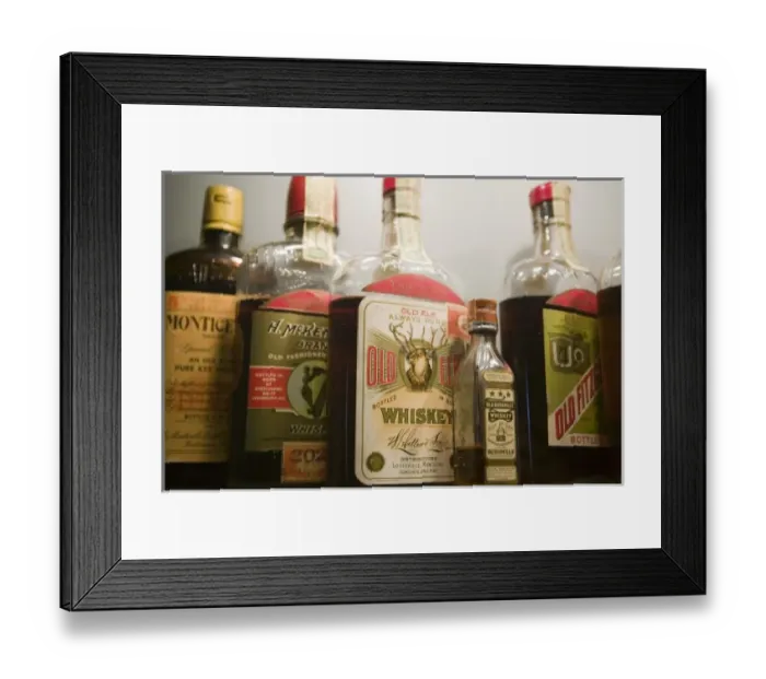 Framed Print : USA, Kentucky, Bardstown: Oscar Getz Museum of Whiskey History, Bottles of Kentucky Framed Print : USA, Kentucky, Bardstown: Oscar Getz Museum of Whiskey History, Bottles of Kentucky
