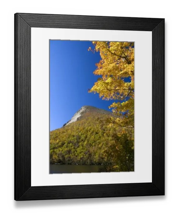 Framed Print : Cannon Mountain is a peak in the White Mountains located within the Franconia Notch State Park Framed Print : Cannon Mountain is a peak in the White Mountains located within the Franconia Notch State Park
