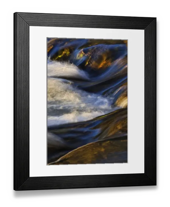 Framed Print : Swiftcurrent Creek at sunrise, Many Glacier area, Glacier National Park, Montana